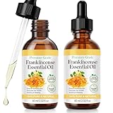 Frankincense Oil 60ml, Ätherisches Weihrauchöl 100% Reines und...