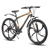 Hiland 26 Zoll Mountainbike MTB mit Aluminiumrahmen Scheibenbremse...