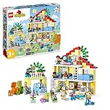 LEGO 10994 DUPLO 3-in-1-Familienhaus, Puppenhaus für Kleinkinder aus...