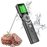 OBEST Küchenthermometer, intelligentes Grillthermometer, Warnung bei hoher...