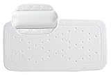 Kleine Wolke Calypso Wanneneinlagen-Set, Weiß, 32x22 cm; 36x72 cm