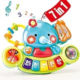 Hahaland Musikspielzeug Baby Spielzeug 6 Monate, Elefant Spielzeug ab 3 6...