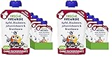 FRECHE FREUNDE Bio Quetschie Apfel, Blaubeere, Johannisbeere & Brombeere,...