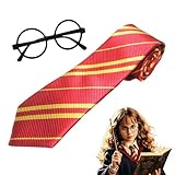 VYNZOR 1 Krawatte und Brille Set im Magic School Design, Ideal für...