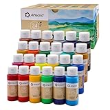 Artecho Acrylfarben Set 24x59 ml, Acrylic Paint Set, Wasserfest und...