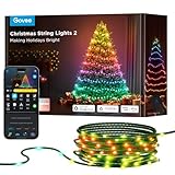 Govee RGBWIC Christmas Lights, 300 LEDs Weilnachtsbeleuchtung Außen, 30M...