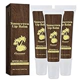 Sunscreen Lip Balm mit Aloe & Vitamin E, LSF 30 Feuchtigkeitsspendender...