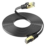 Ercielook Lan Kabel 10 meter - High Speed 10Gbps Netzwerkkabel für PS5/4...