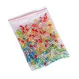 Youmile 250-Pack (5 Farben x 50-Pack) 3mm LED-Leuchtdiodenlampe diffus...