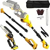 Akku Hochentaster Ast Kettensäge für Dewalt 18V 20V (ohne Akkus), Mini 6...