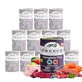 FRESCO Dog Complete Plus NassBarf Kaninchen mit Rind 12 x 400g |...