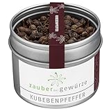 Zauber der Gewürze Kubeben Pfeffer ganz – Kubebenpfeffer mit kräftigem...