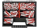 Fischer Duopower Dübel Sortiment 150 Teilig Universaldübel 5x25 6x30 8x40...