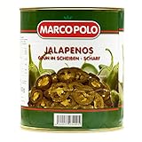 HYMOR GRÜNE JALAPENOS - 2x 1,5kg - eingelegte Jalapeno-Peperoni, feurig...