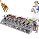 BBQ Gasgrill, 8 Brenner Kommerzieller Edelstahl Outdoor Grill mit...