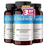 Johanniskraut Kapseln – 300 Stück mit 260 mg pflanzlicher Komplex mit...