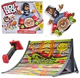 Tech Deck - Shred n' Blast Sk8Board mit aufziehbarem Skater und Rampe für...