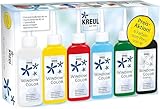 KREUL 42847 - Window Color Aktionsset, 6 x 80 ml Fenstermalfarbe in weiß,...