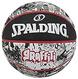 Spalding Graffiti Ball 84378Z, Unisex basketballs, Black, 7 EU