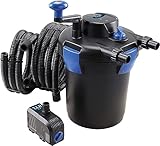 T.I.P. Teichdruckfilter-Set TFP 5000 UV 9 - Komplettset mit Pumpe, UV-C...