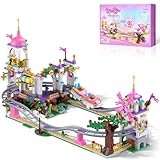 MONOFUN Friends Achterbahn Bausatz, 749 PCS Achterbahn Block Bauen mit...