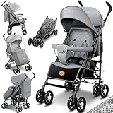 KIDIZ® Kinderwagen City-Pro Buggy Kinderbuggy klappbar Liegebuggy...