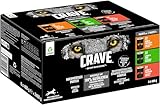 Crave Adult Hundenassfutter in Pastete, 6 Dosen, 6x400g – Hundefutter...