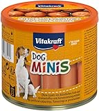 Vitakraft Dog Minis, Hundeleckerli getreidefrei, Würstchen, Belohnung für...