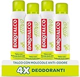 Borotalco, Aktives Deodorant Spray Gelb, Talkum mit geruchshemmenden...
