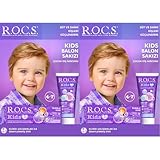 R.O.C.S. Kids (4-7 Jahre) Zahnpasta Bubble Gum- Vegane Zahncreme - mit...