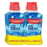 Colgate Mundspülung Ice Fresh 6x500 ml – für sofortige & anhaltende...