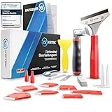 KISTEK® Silikonentferner Set [18-teilig] - Profi Werkzeug zum Silikon...