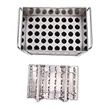 RASTKY Edelstahl-Eisform, Wiederverwendbar, 40 Mulden, Bar-Maker für...