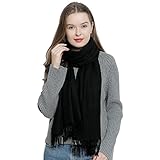 DonDon Schal Damen Winter Wollschal Winterschal warm weich 185 x 65 cm...