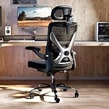 TRALT Ergonomischer Bürostuhl - X-förmiger bequemer Computer-Bürostuhl,...