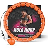 Active 100 Gewichteter Hula Hoop, Infinity Smart Hula Hoops mit 16 Knoten,...