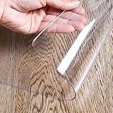 1,5 mm Dick Bodenschutzmatte Transparent Bürostuhl Unterlage PVC...