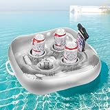 yotutun Aufblasbarer Schwimmender, Pool Getränkehalter Schwimmend mit 6...