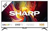 SHARP 50DJ6E Android TV 126 cm (50 Zoll) 4K Ultra HD LED Fernseher (Smart...