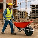 HECHT elektrische Schubkarre mit 80 Liter – 260 kg Tragkraft – 280 W...