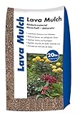 Hamann Lava-Mulch Rot 16-32 mm 20 l - Dauerhaft dekorativ - Boden bleibt...