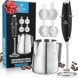 Zulay Kitchen high Powered milchaufschäumer Complete Set -...