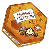 Ferrero Küsschen Classic – Knusprig geröstete Haselnüsse umhüllt von...