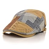 M MOACC Schiebermütze Barret Flat Cap Schirmmütze für Herren Damen,...