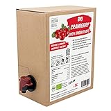 Bio Cranberry Direktsaft 3 Liter Box - Cranberry Saft aus 100% Bio...