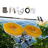 Himopuer Wassersprühbürstenstange, Doppelkopf-Reinigungswerkzeug for...