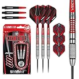 WINMAU Darts Navigator Series 23g - 90% Wolfram Stahlspitze-Set mit Dart...