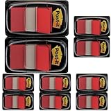 Post-it Index Haftstreifen, Standard, Rot, 2 Spender, 25.4 mm x 43.2 mm, 50...