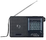 auvisio Weltradio: Analoger 20-Band-Weltempfänger mit FM, MW und 18x KW...