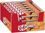 Kitkat NESTLÉ KITKAT CHUNKY Peanut Butter Schokoriegel, Knusper-Riegel mit...